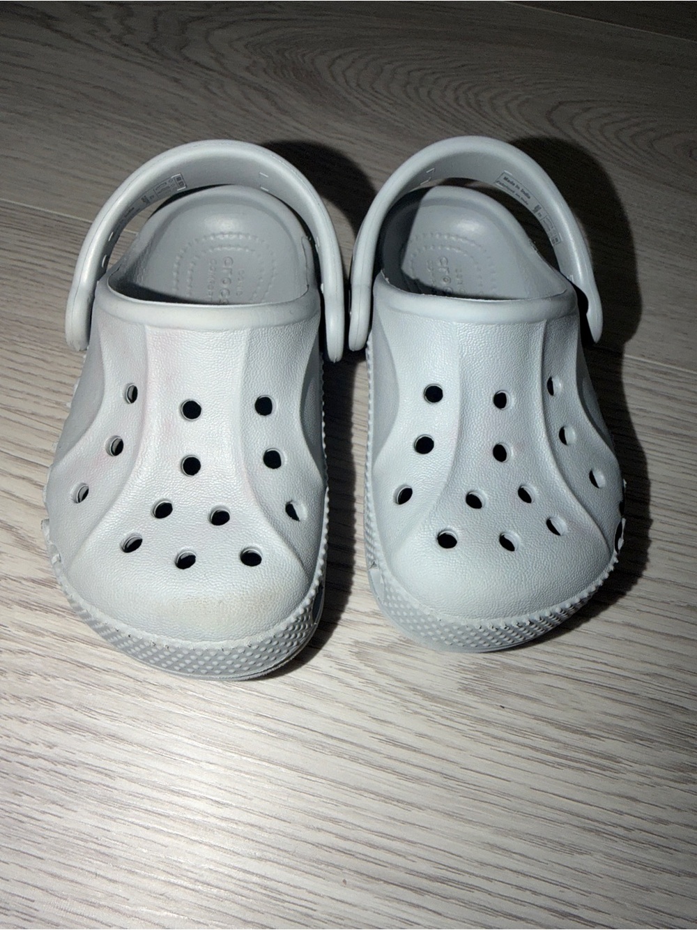 🐊 Classic Toddler C6 Gray Crocs Sandals